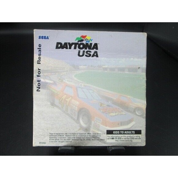Daytona USA (Sega Saturn, 1995) CIB COMPLETE ** NOT FOR RESALE ** - Picture 4 of 5